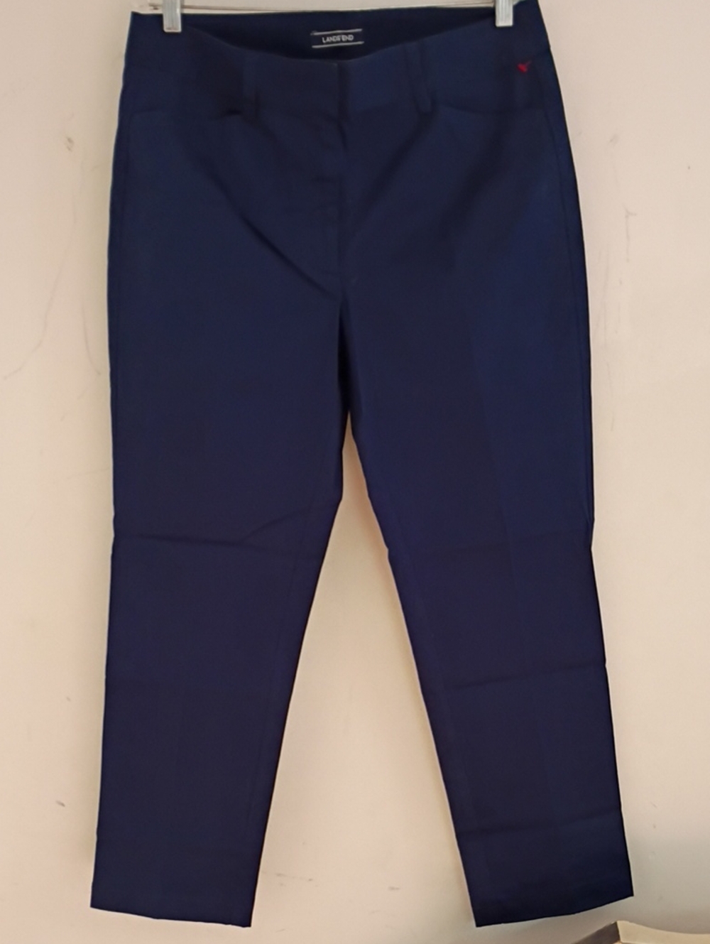 Lands' End Women's Navy Straight-Leg Dress Pants